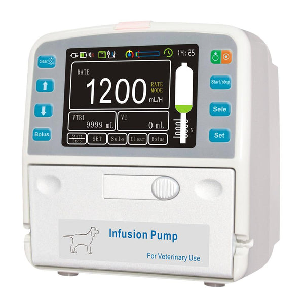 Portable Smart Veterinary Real Time Rechargeable High Quality Digital Infusion Pump Device