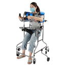 Eight-wheeled walking car for the elderly, lower limb training and rehabilitation, standing frame, walker