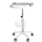 Medical Mobile Cart Easily moves ultrasound scanners - height-adjustable, lockable wheels and convenient basket