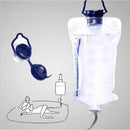 Reusable plastic colon cleansing kit for hospital and home use, 1200 ml capacity