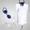 Reusable plastic colon cleansing kit for hospital and home use, 1200 ml capacity