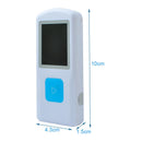 Portable Handheld ECG Machine with Bluetooth and USB, 1.77" Screen PM10 Technology