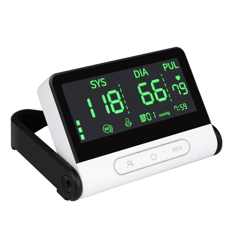 Blood Pressure Monitoring with Electronic Digital Monitor - 2X99 Memory, Large Screen Display and Cuff