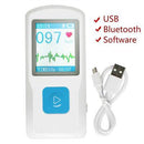 Portable Handheld ECG Machine with Bluetooth and USB, 1.77" Screen PM10 Technology