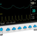 Portable Patient Monitor 12.1" Monitor with ECG, RESP, SpO2, PR, NIBP and TEMP