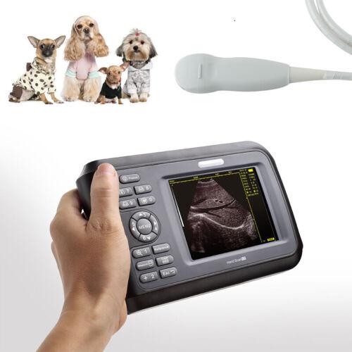 Portable Handheld Ultrasound Scanner - Veterinary Micro-Convex Probe with PalmSmart Veterinary Handheld Software and LCD Display 6.5 Mhz