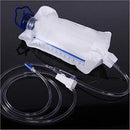 Reusable plastic colon cleansing kit for hospital and home use, 1200 ml capacity