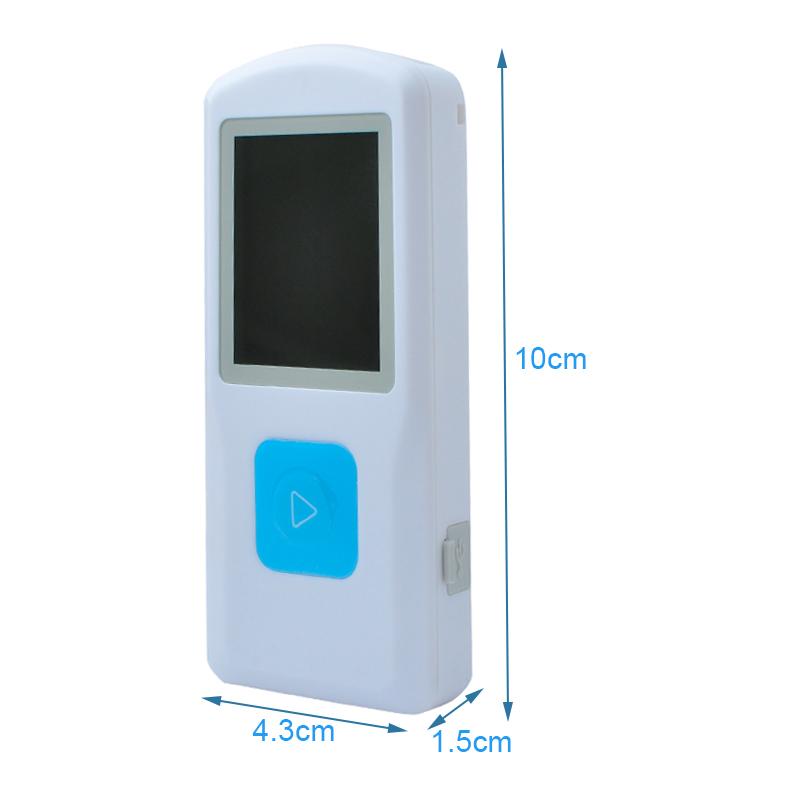 Portable Handheld ECG Machine with Bluetooth and USB 1.77 Inch Screen PM10 Technology