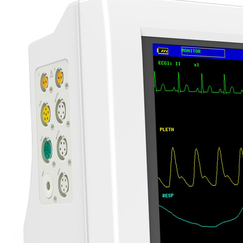 Touch screen patient monitor vital signs portable