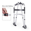 Elderly Rehabilitation Train Walker Device Underarm Crutche Walking Stick Disabled Rollator Aluminum Alloy Standing Frame walker