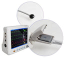 Portable 6-in-1 patient monitor 8-inch high-resolution color display tracks vital signs