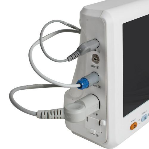 Portable 6-in-1 patient monitor 8-inch high-resolution color display tracks vital signs