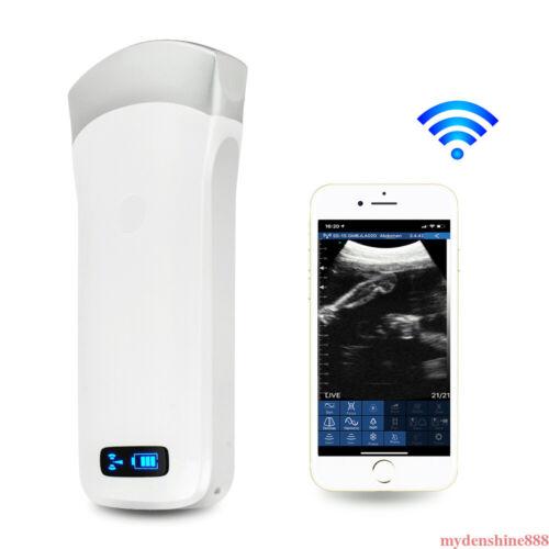 Digital Ultrasound Machine with Wireless Convex Probe and 80 Elements - Portable, Handheld and WIFI Enabled