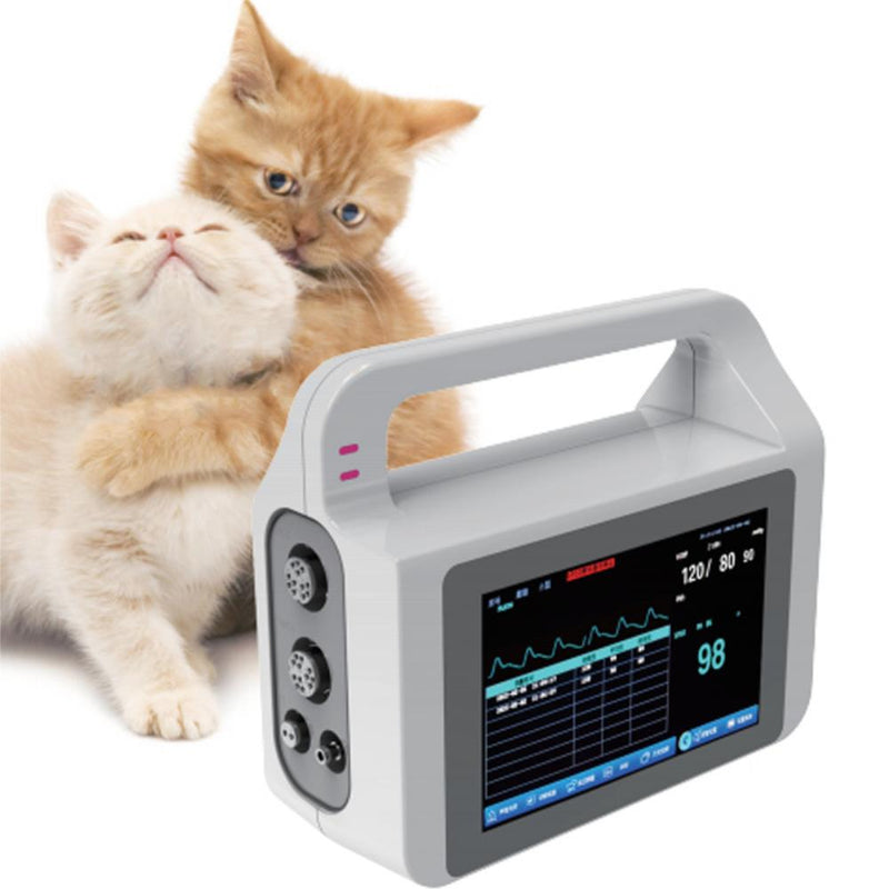 Veterinary Portable Vital Sign Patient Monitor ECG NIBP RESP TEMP SPO2 PR