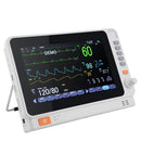 Portable 10" screen VET veterinary patient monitor with multi-parameter vital signs