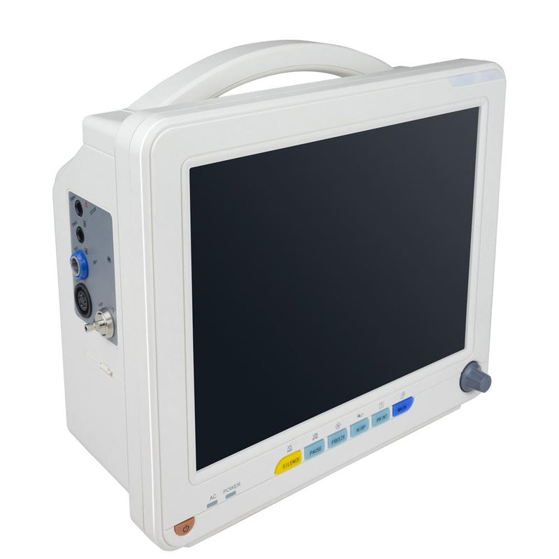 12 Inch Multi-parameter Touch Screen Monitor ICU CCU Vital Sign Patient Monitor ECG NIBP RESP TEMP SPO2 PR