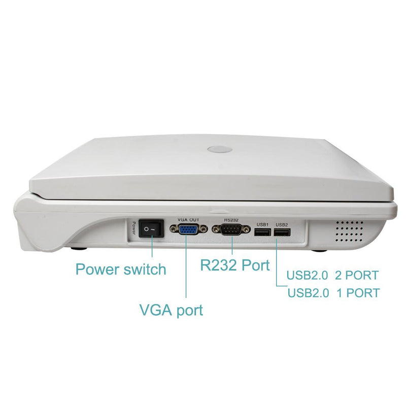 Portable Ultrasound Diagnostic System with 3.5MHz Convex Probe and 12'' Screen