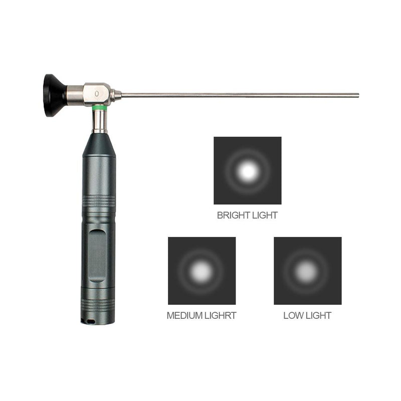 Rechargeable Endoscope - Portable Cold Light Source Brightness Adjustment and 3 Connectors